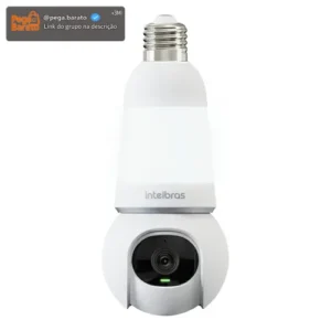 Câmera Lâmpada Intelbras Im6 Full Color 3mp 360 Wifi Interna Cor Branco - Imagem 1
