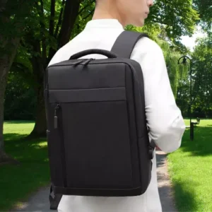 Mochila Bolsa Para Notebook 15.6 Executiva Modelo Premium Saída Usb Polares Cor Preto - Imagem 3