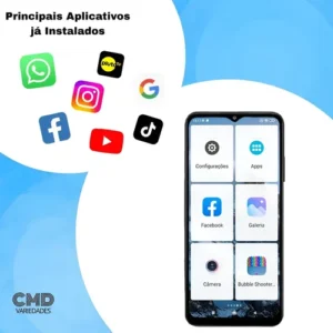Smartphone SeniorEasy para Idosos 128gb 4gb RAM Tela Grande - Imagem 5