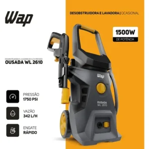 Lavadora e Desobstruidora De Alta Pressão Wap Ousada Wl 2610 Ultra - Imagem 3