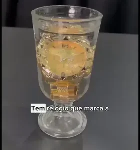 Relógio Masculino Prova D'água Quartzo Kit Corrente Pulseira - Imagem 2