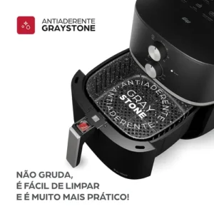 Fritadeira Elétrica Air Fryer Wap Wafg2s 5 Litros Com Revestimento Antiaderente 1500w 220v - Imagem 3