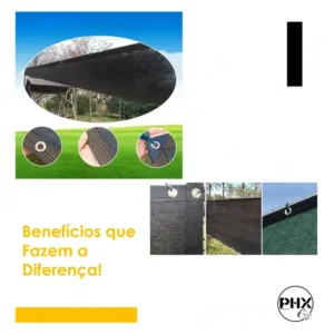 Tela Sombrite 90% Alças Reforçadas Toldo Garagem Piscinas - Imagem 7