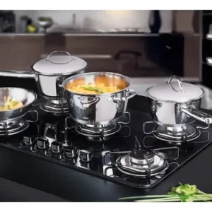 Jogo De Panelas Com 4 Peças Aço Inox Allegra Tramontina - Imagem 3