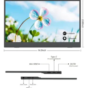 Monitor Portátil 15.6 Ips Full Hd Usb-c Hdmi Segunda Tela - Imagem 9