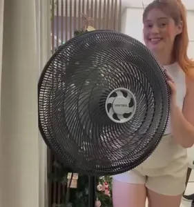 Ventilador Oscilante De Coluna Ventisol 30cm Turbo 6 Pás Preto - Imagem 9