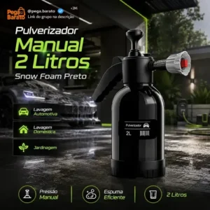 Pulverizador Manual 3 em 1 para Água, Químicos e Espuma 2 L - Imagem 1
