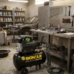Compressor De Ar 25 Litros 8,6 Pés 120 Libra 110v Schulz - Imagem 6