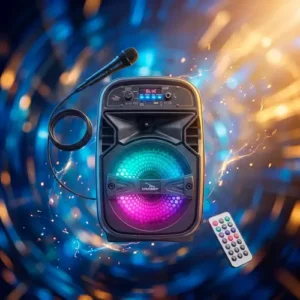 Caixa de Som Bluetooth Grasep D-BH6101 2.1 Canais Preto Com Rádio e LED - Imagem 7