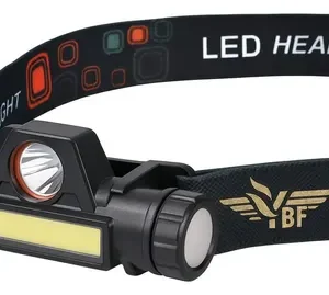 Kit com 2 Lanternas de Cabeça LED Recarregável USB para Camping e Pesca - Imagem 2