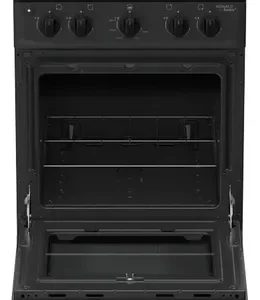 Fogão 4 Bocas Atlas Mônaco Lustro Automático Mesa De Aço Esmaltado Preto - Imagem 5