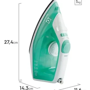 Ferro de Passar Roupa Seco e Vapor base antiaderente ceramica 1200W cabo 1,65m Electrolux vapor vertical extra anti gotejamento SIE70 - Imagem 5