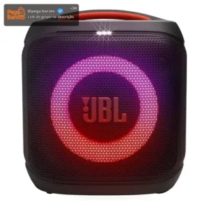 Caixa De Som Jbl Encore 2 C/ Entrada Microfone Show De Luzes Preto - Imagem 1