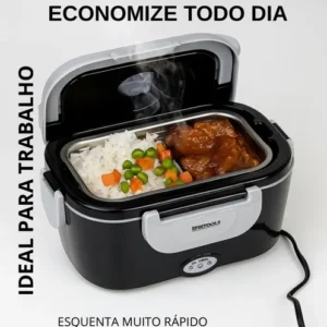 Marmitadeira Elétrica 1,5l Bivolt Portátil Marmita Térmica - Imagem 5