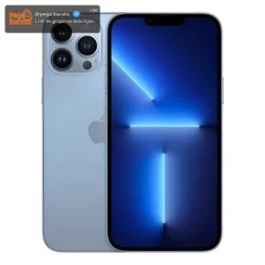 Apple iPhone 13 Pro Max (256 GB) - Azul-sierra (Novo com caixa aberta) - Imagem 1