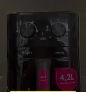 Fritadeira Elétrica Air Fryer Quad Fry 4,2 L,1400w Preto Elgin - Imagem 12