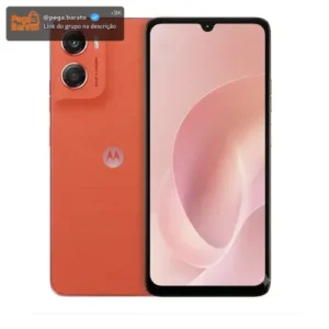 Celular Motorola Moto G06 128gb 4gb Ram Orange - Imagem 1