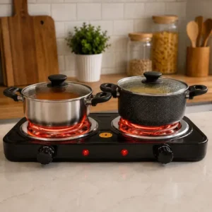 Fogão Cooktop Elétrico 2 Bocas 2500w, Portátil 110v/220v - Imagem 6