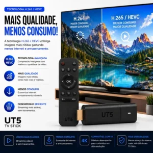 Smart Tv Box Stick 4k Android Tv C/play Store Baixa Apps - Imagem 9