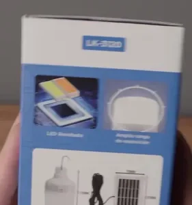 Kit 2 Lampada Led Solar Lampiao Recarregável Camping Usb Pesca Jardim Multiuso Viagem Several - Imagem 2
