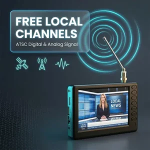 Tv Digital Portátil Ciciglow 5 1080p Rádio Fm Usb Recarregá - Imagem 6