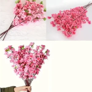 Kit 10 Flor Artificial Cerejeira Galhos Decoraçã Par Quartos - Imagem 11