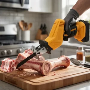 Serra Sabre Eletrica Osso Cortar Carne 2 Baterias 48v - Imagem 6