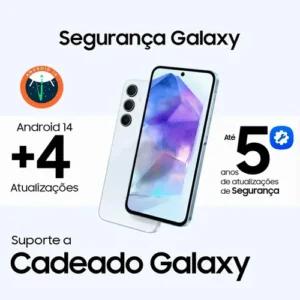 Smartphone Samsung Galaxy A55 5g 128gb Tela 6.6 Câmera 50mp Rosa (Novo com caixa aberta) - Imagem 8