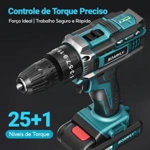 Parafusadeira Furadeira De Impacto Profissional Sem Fio 48v - Imagem 8