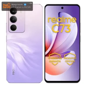 Celular Smartphone Realme C73 256gb 8gb Ram Dual Sim 120hz 6 Ah Violeta - Imagem 1
