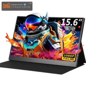 Monitor Gamer Portátil 15.6 1080p Fhd Ips Com Hdmi Usb - Imagem 1