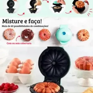Mini Máquina De Bolo Bolinho Elétrica Portátil Pequena 110v - Imagem 6