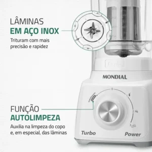 Liquidificador Turbo Power Mondial 550W L-99 WG - Imagem 7