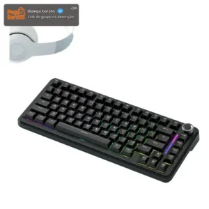 Teclado Mecânico F75 Sem Fio 75% Rgb - Imagem 1