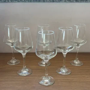 Jogo 6 Taças Vidro Vinho Tinto Agua Mesa Posta Premium - Imagem 9