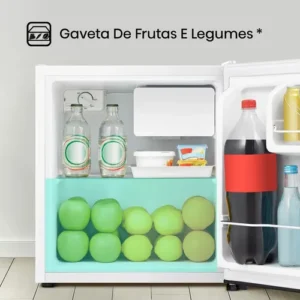 Frigobar Hisense Branco 45L com porta reversível RR58 110V - Imagem 6