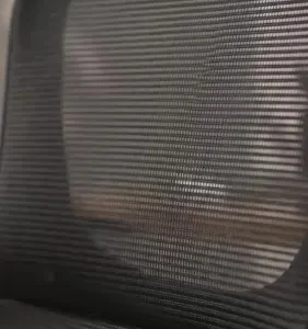 Cadeira Escritório Ergonômica Giratoria Reclinavel Olinda RSH500 Rishon Cor Preto Com Suporte Lombar Estofado Mesh - Imagem 2
