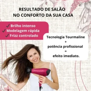 Secador De Cabelo Philco Bivolt Ions Turmaline Mais Brilho - Imagem 7