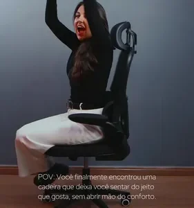 Cadeira Escritório Ergonômica Giratória Reclinável Luminy - Imagem 2