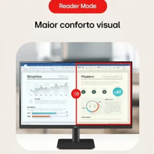 Monitor Lg Gamer 24 24ms500-b Ips Fhd 100hz Anti-reflexo Pr - Imagem 4