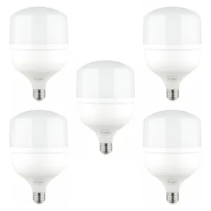 Kit 5 Lâmpadas Led 50w Bulbo 6500k Branco Frio Alta Potência 110V/220V - Imagem 5