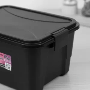 Kit 12 Caixas Organizadoras Plasnew 15l Com Tampa E Trava - Imagem 7