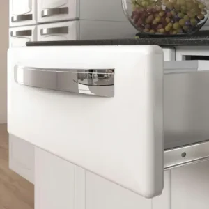 Balcão de Cozinha Itatiaia Aço 3 Portas 1 Gaveta Com Tampo de 105 CM Modelo Rose Branco Neve - Imagem 6
