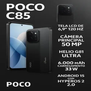 Xiaomi Poco C85 256gb 8gb Ram Nfc Lançamento + Brinde - Imagem 7