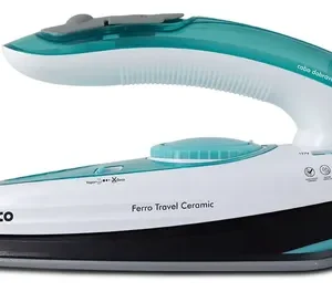 Ferro De Passar Philco Travel Ceramic Vapor Extra Bivolt Azul-turquesa - Imagem 3