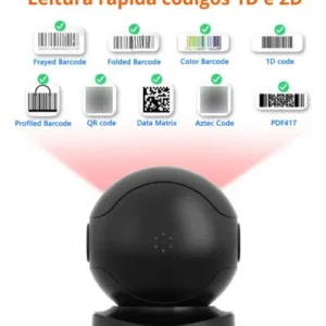 Leitor De Código Barras 1d 2d Qr Fixo Mesa Usb Goldensky A5 - Imagem 8