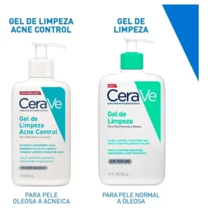 Refil Gel de Limpeza Facial Antiacne Pele Oleosa, Acne Control CeraVe, 227g - Imagem 9