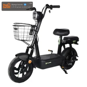 Bicicleta Scooter Elétrica Xplore 48v/ 12ah 500w Sem Cnh Preto - Imagem 1