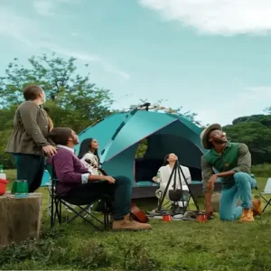 Barraca Camping Automática 2-3 Pessoas Acampamento Barraca Para Acampar, 210*160*100cm Tecido Oxford - Imagem 7
