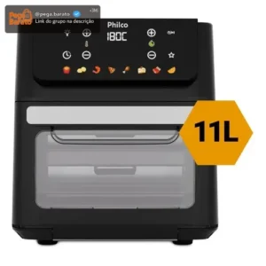 Air Fryer Oven Philco 11L 8 Funções Visor 1800W PAF11B - Imagem 1